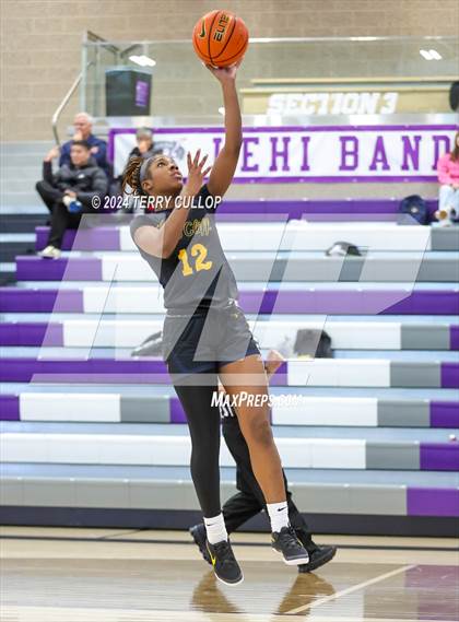 Thumbnail 2 in Lone Peak vs. Oak Cliff Faith Family Academy (Lehi Holiday Hoopfest) photogallery.