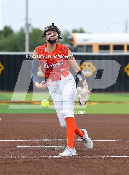 Thumbnail 2 in Wakeland @ Poteet (UIL 5A Softball Area) photogallery.