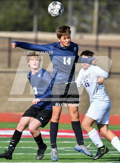 Thumbnail 2 in Marble Falls vs. Liberal Arts & Science Academy - Austin (Georgetown Governor's Cup) photogallery.