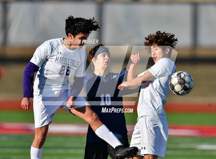 Thumbnail 1 in Marble Falls vs. Liberal Arts & Science Academy - Austin (Georgetown Governor's Cup) photogallery.