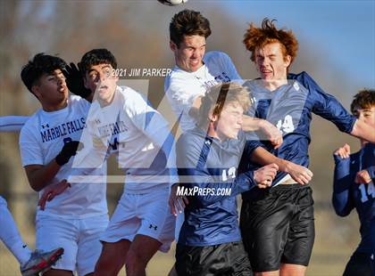 Thumbnail 2 in Marble Falls vs. Liberal Arts & Science Academy - Austin (Georgetown Governor's Cup) photogallery.