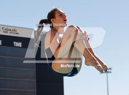 Thumbnail 2 in AIA Division I,III Diving Semifinals photogallery.