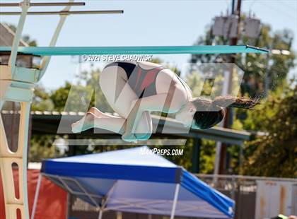 Thumbnail 1 in AIA Division I,III Diving Semifinals photogallery.