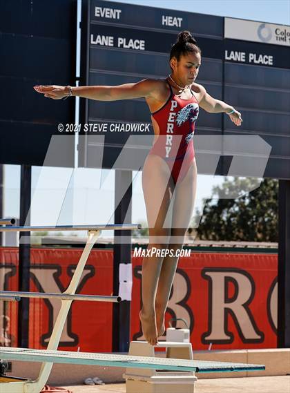 Thumbnail 1 in AIA Division I,III Diving Semifinals photogallery.