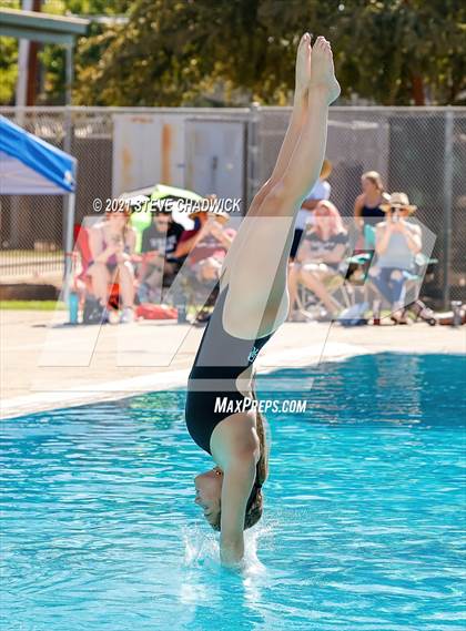 Thumbnail 2 in AIA Division I,III Diving Semifinals photogallery.