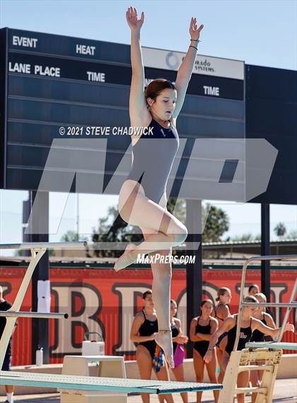 Thumbnail 1 in AIA Division I,III Diving Semifinals photogallery.
