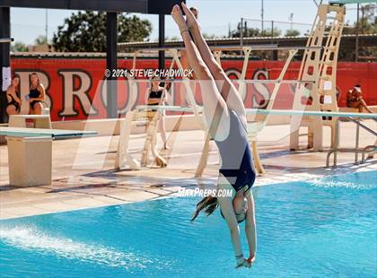 Thumbnail 2 in AIA Division I,III Diving Semifinals photogallery.