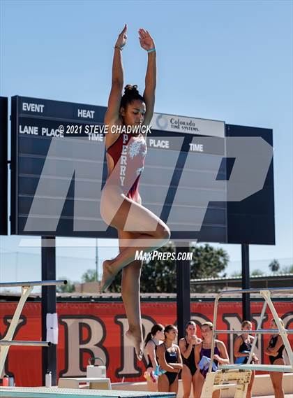 Thumbnail 2 in AIA Division I,III Diving Semifinals photogallery.