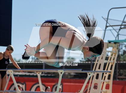 Thumbnail 1 in AIA Division I,III Diving Semifinals photogallery.
