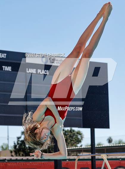 Thumbnail 1 in AIA Division I,III Diving Semifinals photogallery.