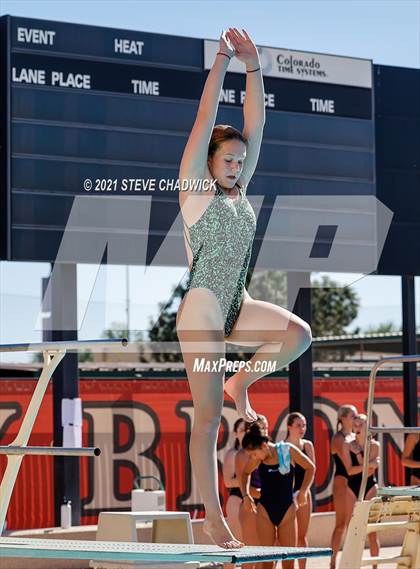 Thumbnail 1 in AIA Division I,III Diving Semifinals photogallery.