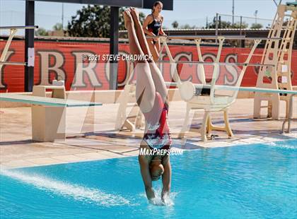 Thumbnail 3 in AIA Division I,III Diving Semifinals photogallery.