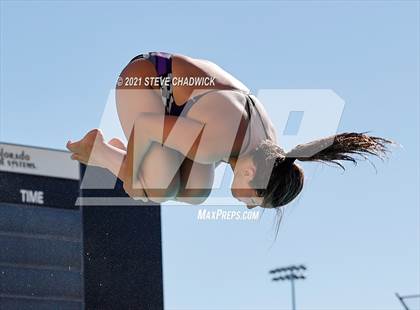 Thumbnail 2 in AIA Division I,III Diving Semifinals photogallery.