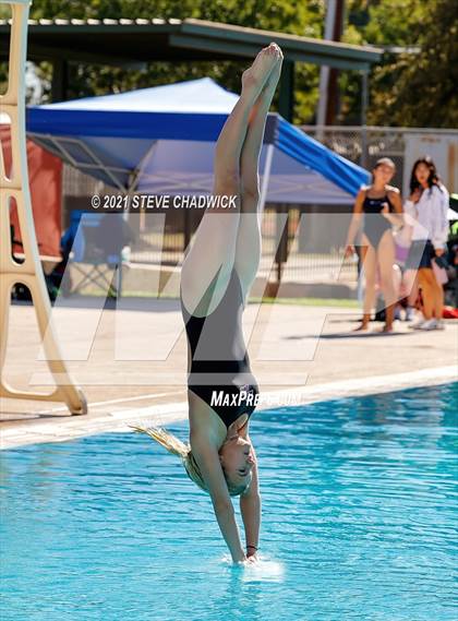 Thumbnail 2 in AIA Division I,III Diving Semifinals photogallery.