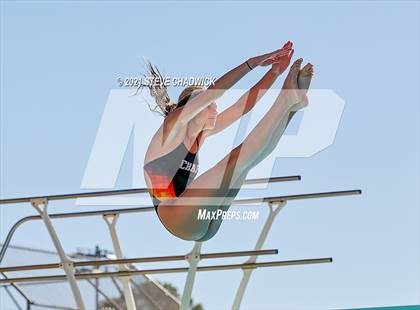 Thumbnail 2 in AIA Division I,III Diving Semifinals photogallery.