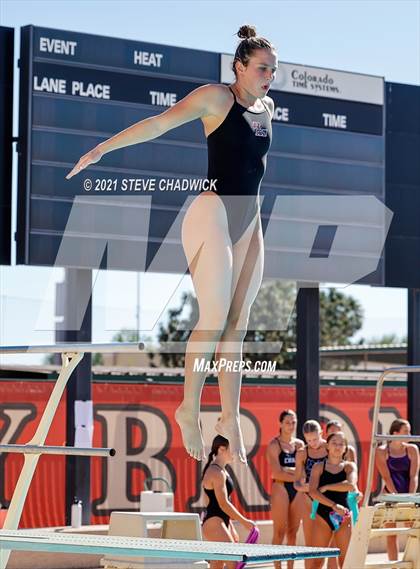 Thumbnail 2 in AIA Division I,III Diving Semifinals photogallery.