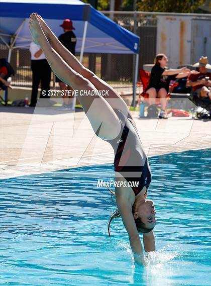 Thumbnail 3 in AIA Division I,III Diving Semifinals photogallery.