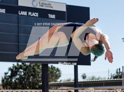 Thumbnail 2 in AIA Division I,III Diving Semifinals photogallery.