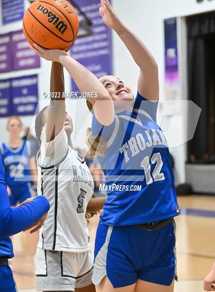 Thumbnail 1 in Valley Christian vs. North Valley Christian Academy (Coyotes Basketball Invitational) photogallery.