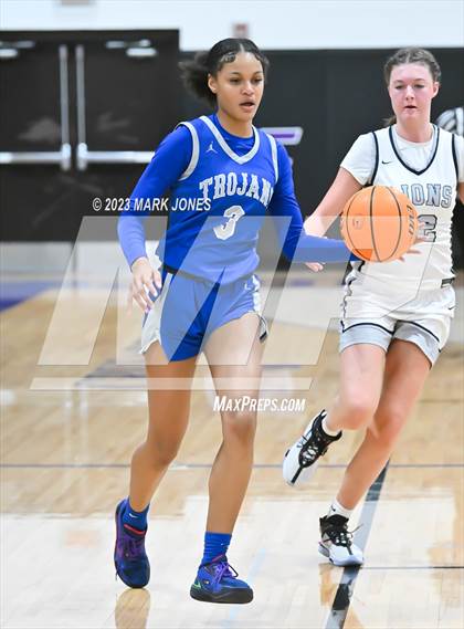 Thumbnail 3 in Valley Christian vs. North Valley Christian Academy (Coyotes Basketball Invitational) photogallery.