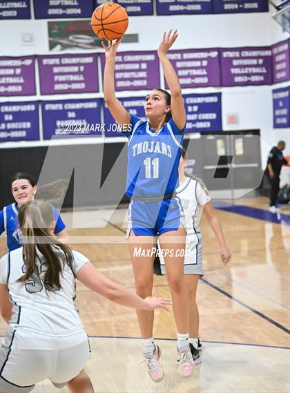 Thumbnail 2 in Valley Christian vs. North Valley Christian Academy (Coyotes Basketball Invitational) photogallery.