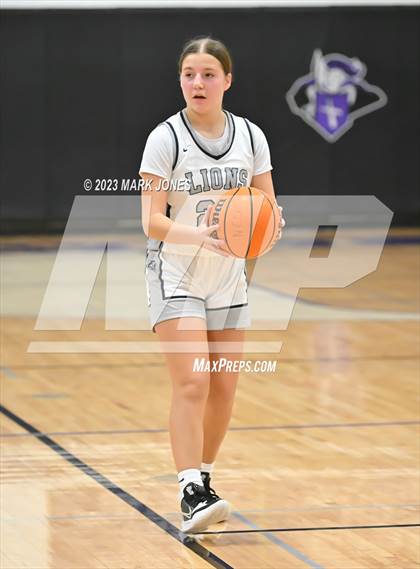Thumbnail 2 in Valley Christian vs. North Valley Christian Academy (Coyotes Basketball Invitational) photogallery.