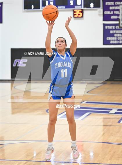 Thumbnail 1 in Valley Christian vs. North Valley Christian Academy (Coyotes Basketball Invitational) photogallery.