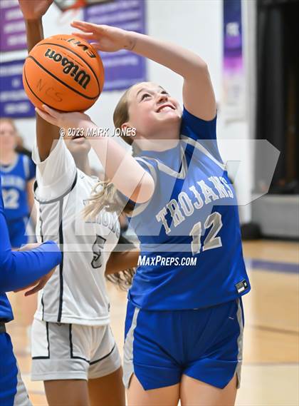 Thumbnail 3 in Valley Christian vs. North Valley Christian Academy (Coyotes Basketball Invitational) photogallery.