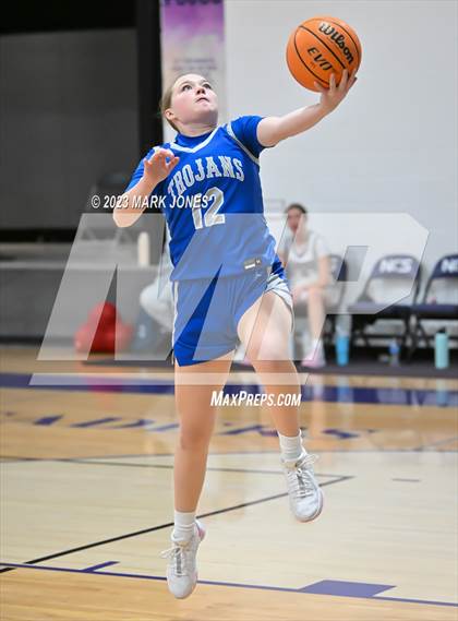 Thumbnail 2 in Valley Christian vs. North Valley Christian Academy (Coyotes Basketball Invitational) photogallery.