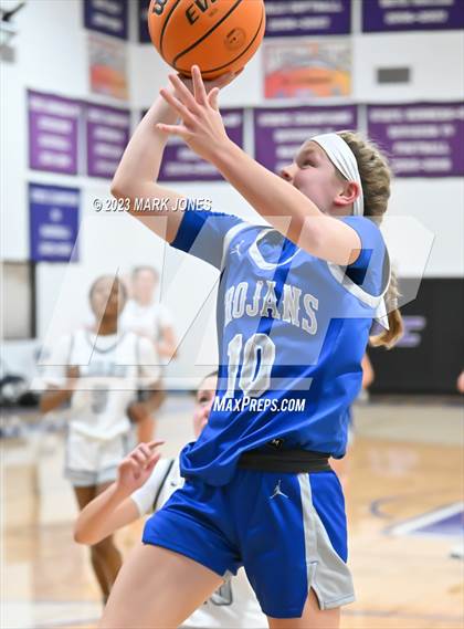 Thumbnail 2 in Valley Christian vs. North Valley Christian Academy (Coyotes Basketball Invitational) photogallery.