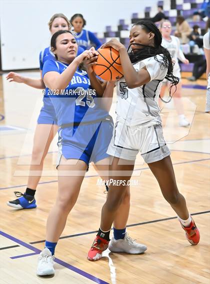 Thumbnail 1 in Valley Christian vs. North Valley Christian Academy (Coyotes Basketball Invitational) photogallery.
