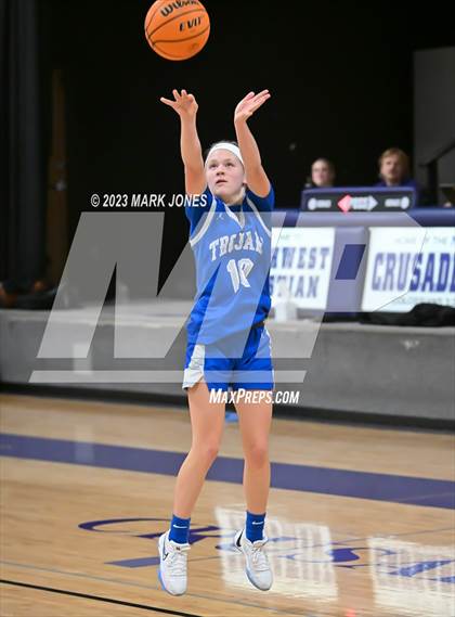Thumbnail 1 in Valley Christian vs. North Valley Christian Academy (Coyotes Basketball Invitational) photogallery.