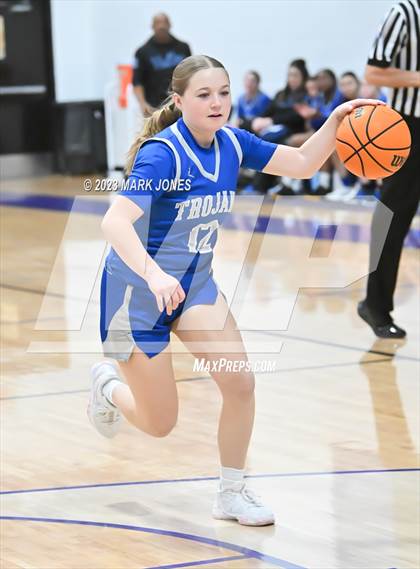 Thumbnail 2 in Valley Christian vs. North Valley Christian Academy (Coyotes Basketball Invitational) photogallery.