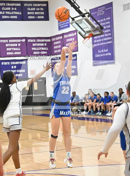Thumbnail 2 in Valley Christian vs. North Valley Christian Academy (Coyotes Basketball Invitational) photogallery.