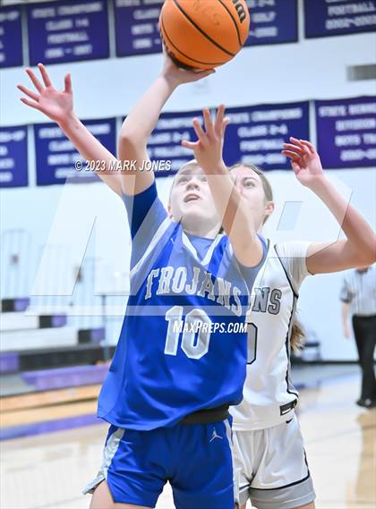 Thumbnail 2 in Valley Christian vs. North Valley Christian Academy (Coyotes Basketball Invitational) photogallery.