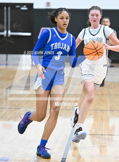 Thumbnail 1 in Valley Christian vs. North Valley Christian Academy (Coyotes Basketball Invitational) photogallery.