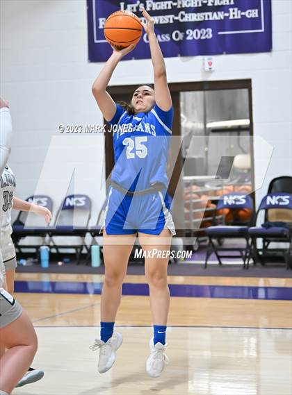 Thumbnail 1 in Valley Christian vs. North Valley Christian Academy (Coyotes Basketball Invitational) photogallery.
