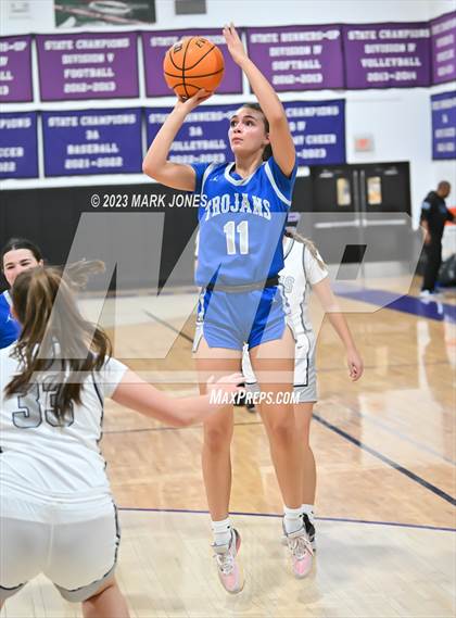 Thumbnail 1 in Valley Christian vs. North Valley Christian Academy (Coyotes Basketball Invitational) photogallery.