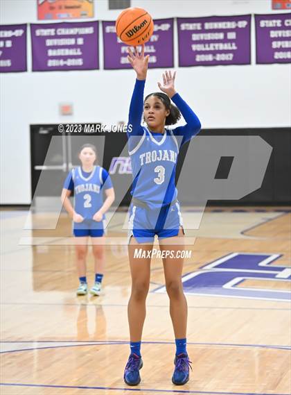 Thumbnail 1 in Valley Christian vs. North Valley Christian Academy (Coyotes Basketball Invitational) photogallery.