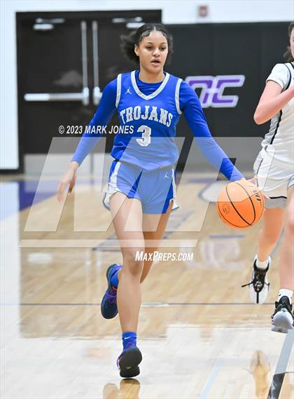 Thumbnail 1 in Valley Christian vs. North Valley Christian Academy (Coyotes Basketball Invitational) photogallery.