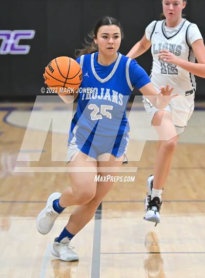 Thumbnail 2 in Valley Christian vs. North Valley Christian Academy (Coyotes Basketball Invitational) photogallery.