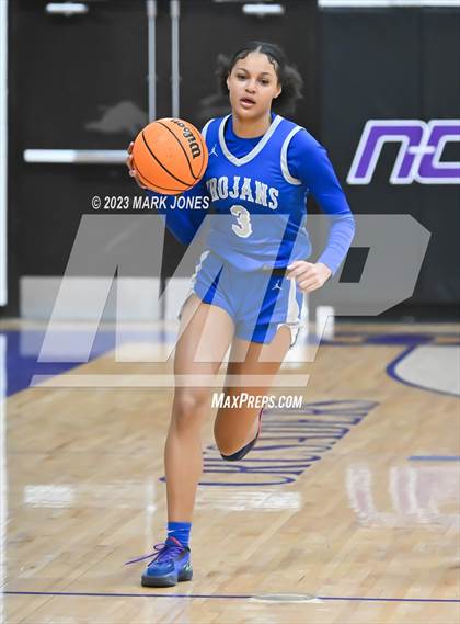 Thumbnail 3 in Valley Christian vs. North Valley Christian Academy (Coyotes Basketball Invitational) photogallery.