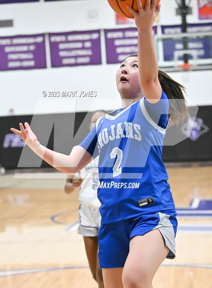 Thumbnail 3 in Valley Christian vs. North Valley Christian Academy (Coyotes Basketball Invitational) photogallery.