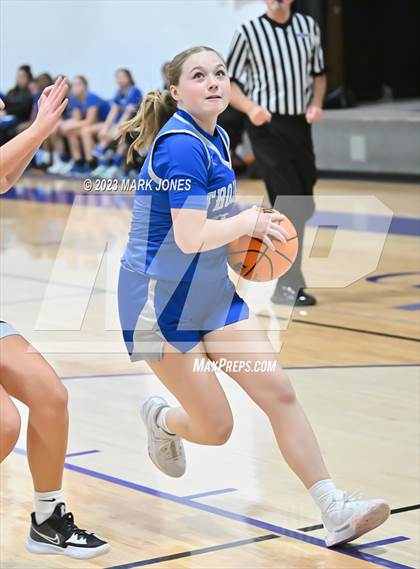 Thumbnail 3 in Valley Christian vs. North Valley Christian Academy (Coyotes Basketball Invitational) photogallery.