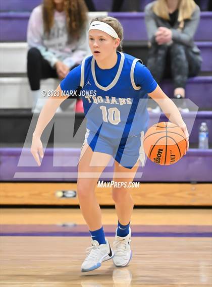 Thumbnail 2 in Valley Christian vs. North Valley Christian Academy (Coyotes Basketball Invitational) photogallery.