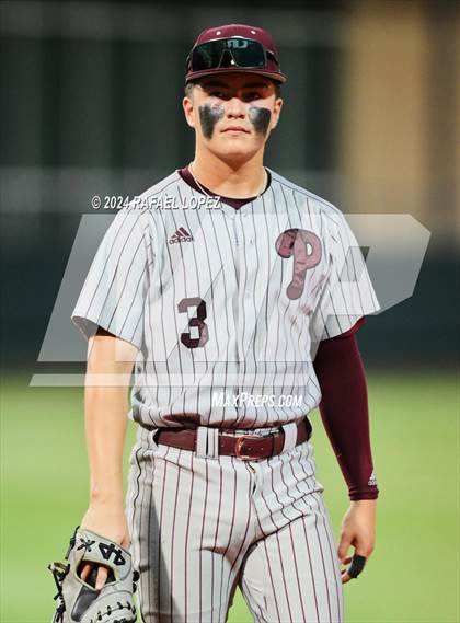 Thumbnail 3 in Memorial vs. Pearland (UIL Baseball 6A Region 3 Regional Semifinal) photogallery.
