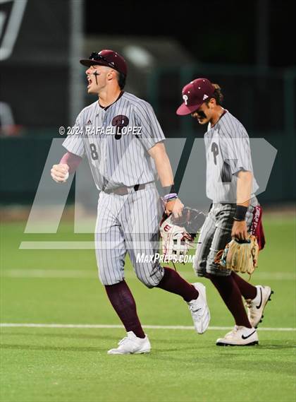 Thumbnail 3 in Memorial vs. Pearland (UIL Baseball 6A Region 3 Regional Semifinal) photogallery.