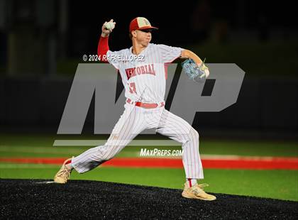 Thumbnail 3 in Memorial vs. Pearland (UIL Baseball 6A Region 3 Regional Semifinal) photogallery.