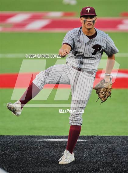 Thumbnail 2 in Memorial vs. Pearland (UIL Baseball 6A Region 3 Regional Semifinal) photogallery.