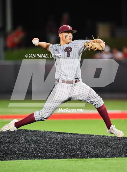 Thumbnail 3 in Memorial vs. Pearland (UIL Baseball 6A Region 3 Regional Semifinal) photogallery.